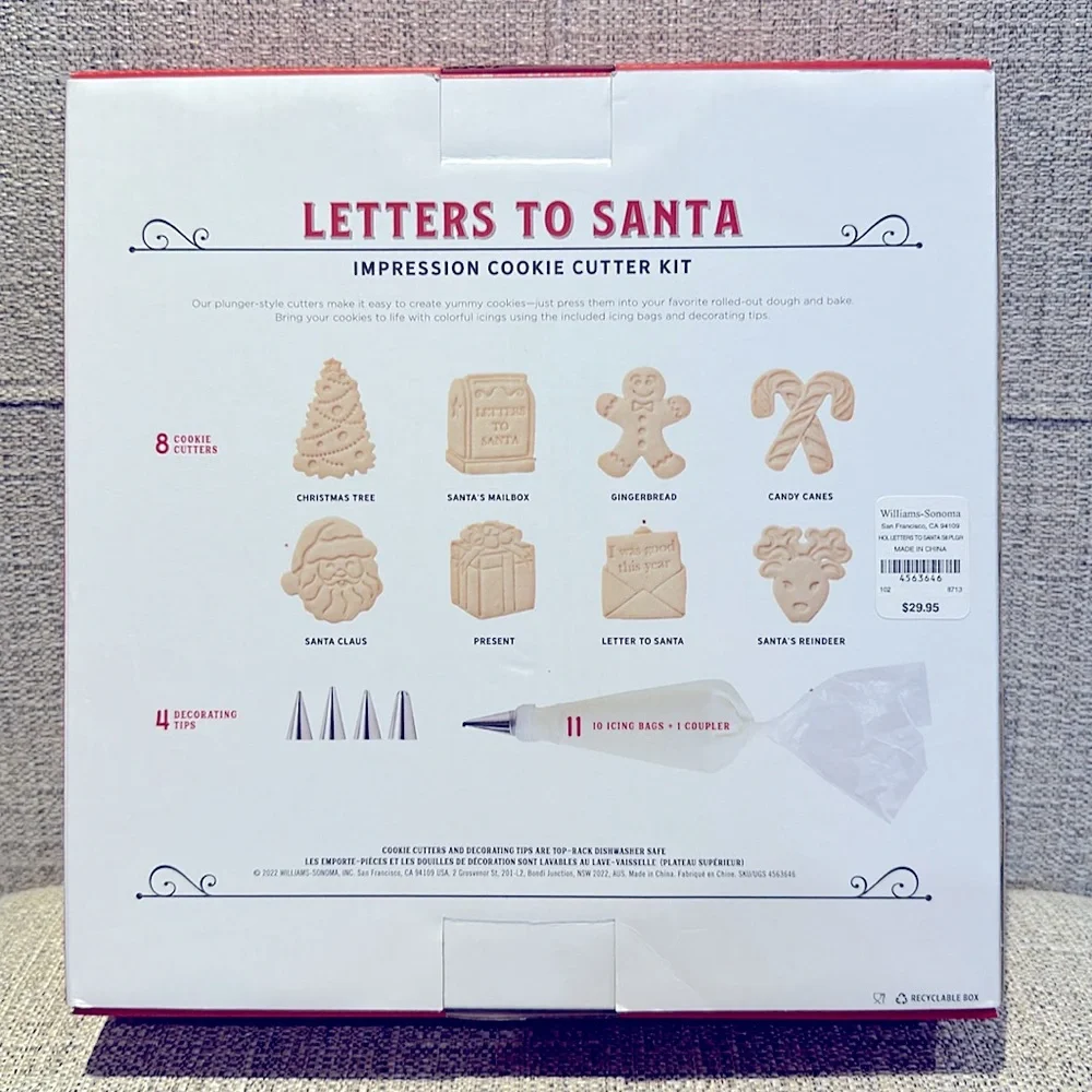Williams Sonoma Holiday Cookie Cutter Set